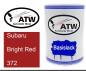 Preview: Subaru, Bright Red, 372: 500ml Lackdose, von ATW Autoteile West.